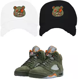 Jordan 5 Olive 5s Dad Hat to Match - CELADON MONEY TALKS BAWS