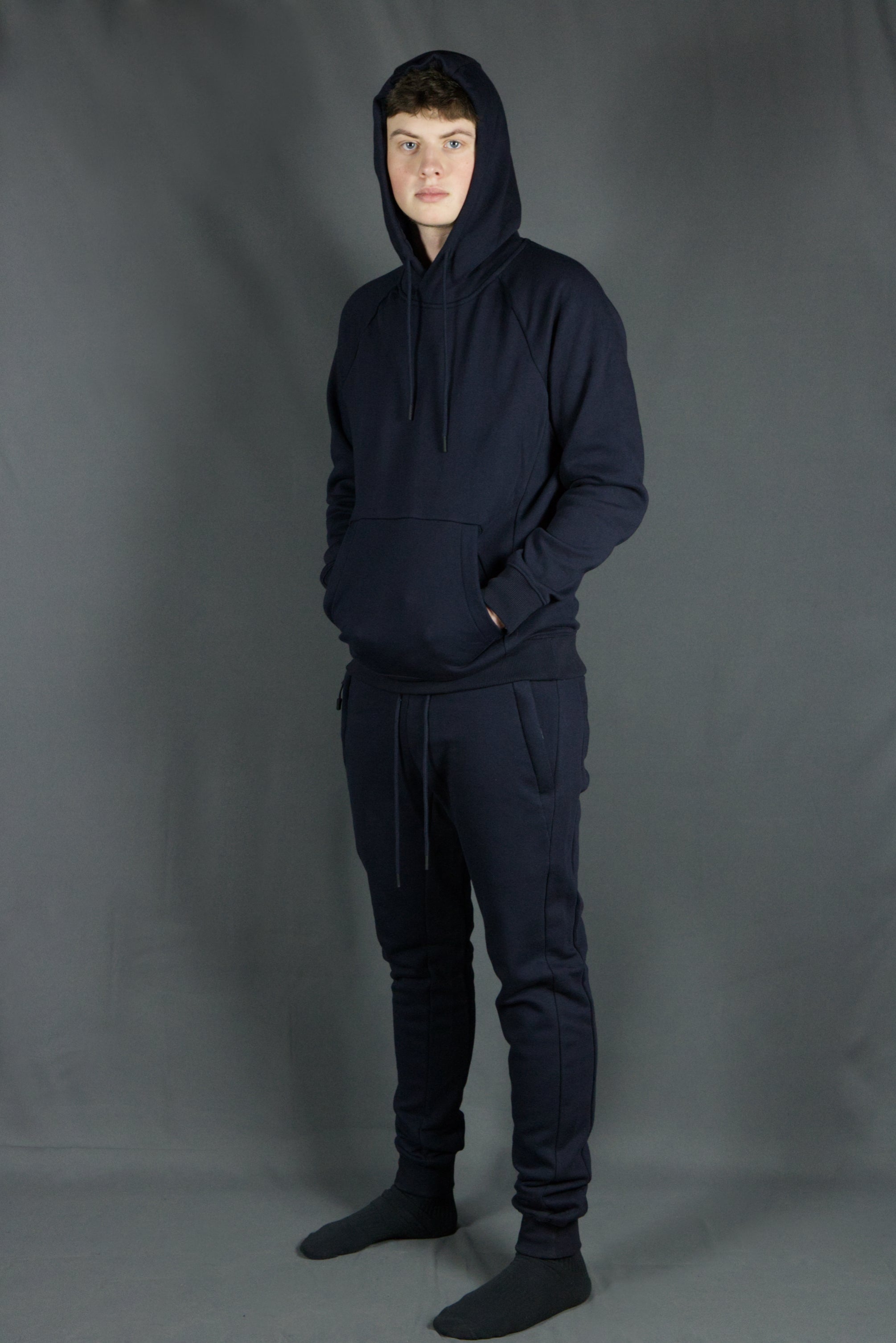 Jordan Craig Navy Blue Hoodie | Basic Fleece Hoodie | Navy Blue Pullover Hoodie