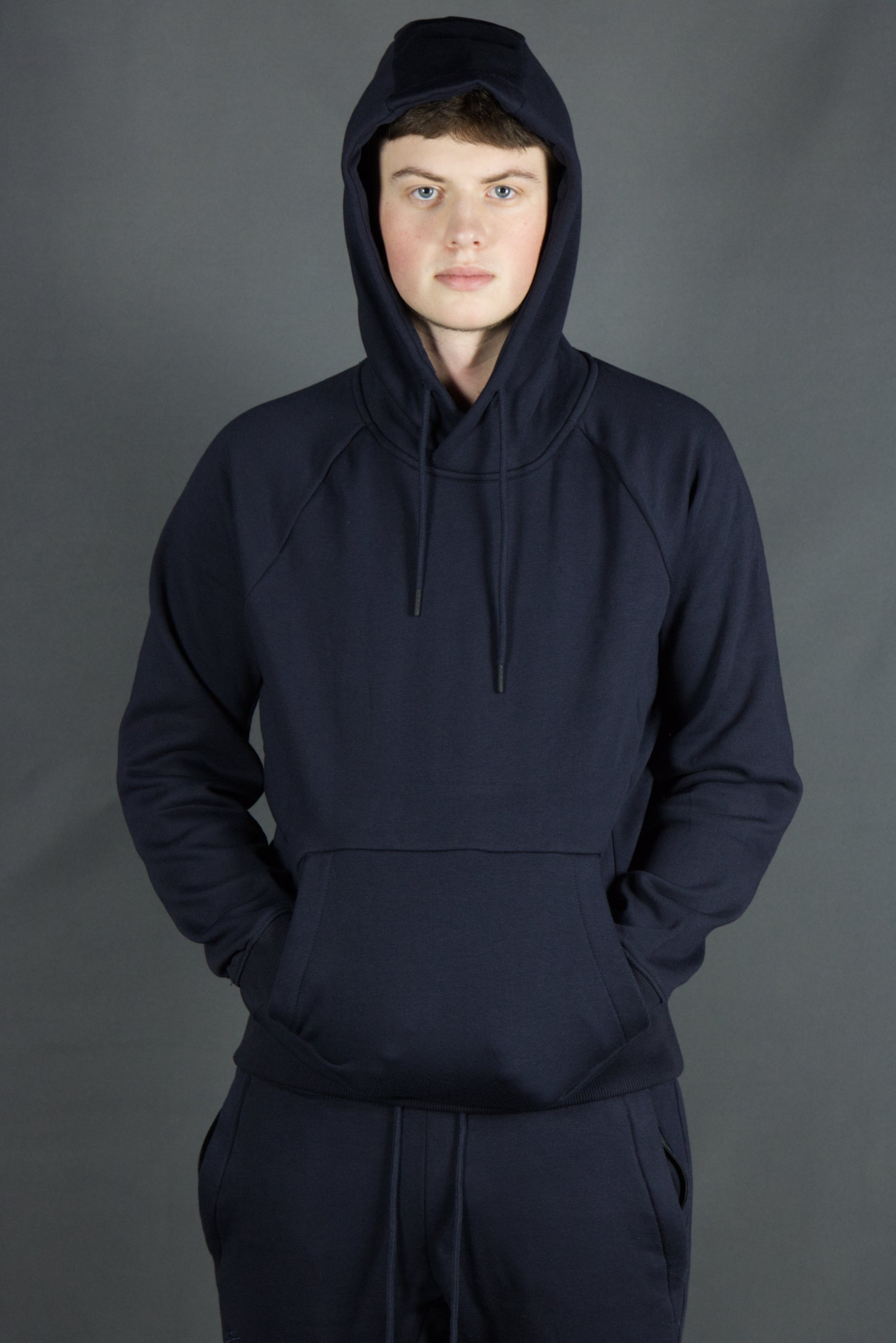 Jordan Craig Navy Blue Hoodie | Basic Fleece Hoodie | Navy Blue Pullover Hoodie