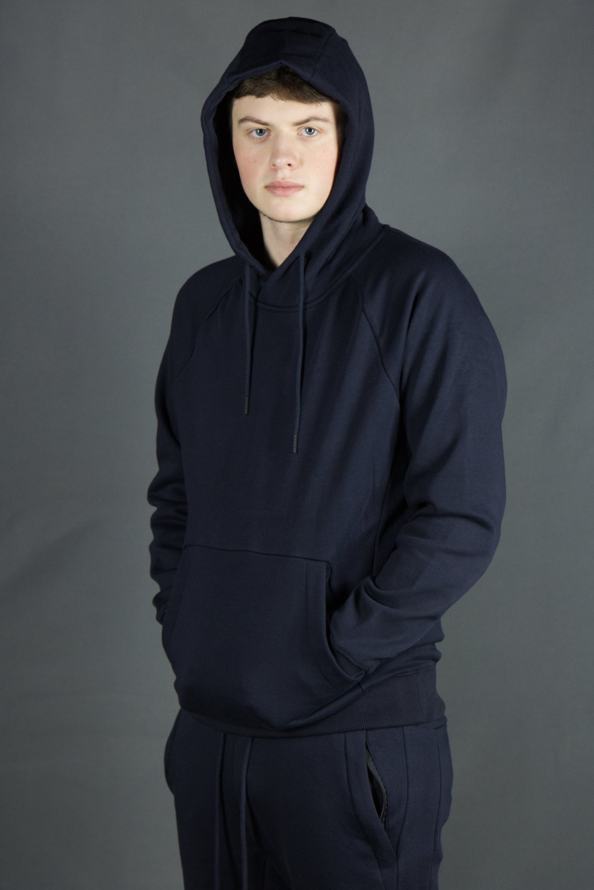 Jordan Craig Navy Blue Hoodie | Basic Fleece Hoodie | Navy Blue Pullover Hoodie