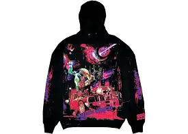 Juice Wrld x Vlone Galaxy Hoodie Black