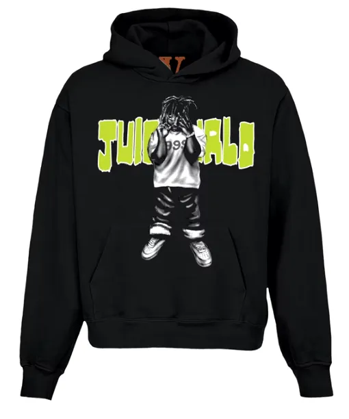 Juice Wrld x Vlone MOTY Hoodie Black