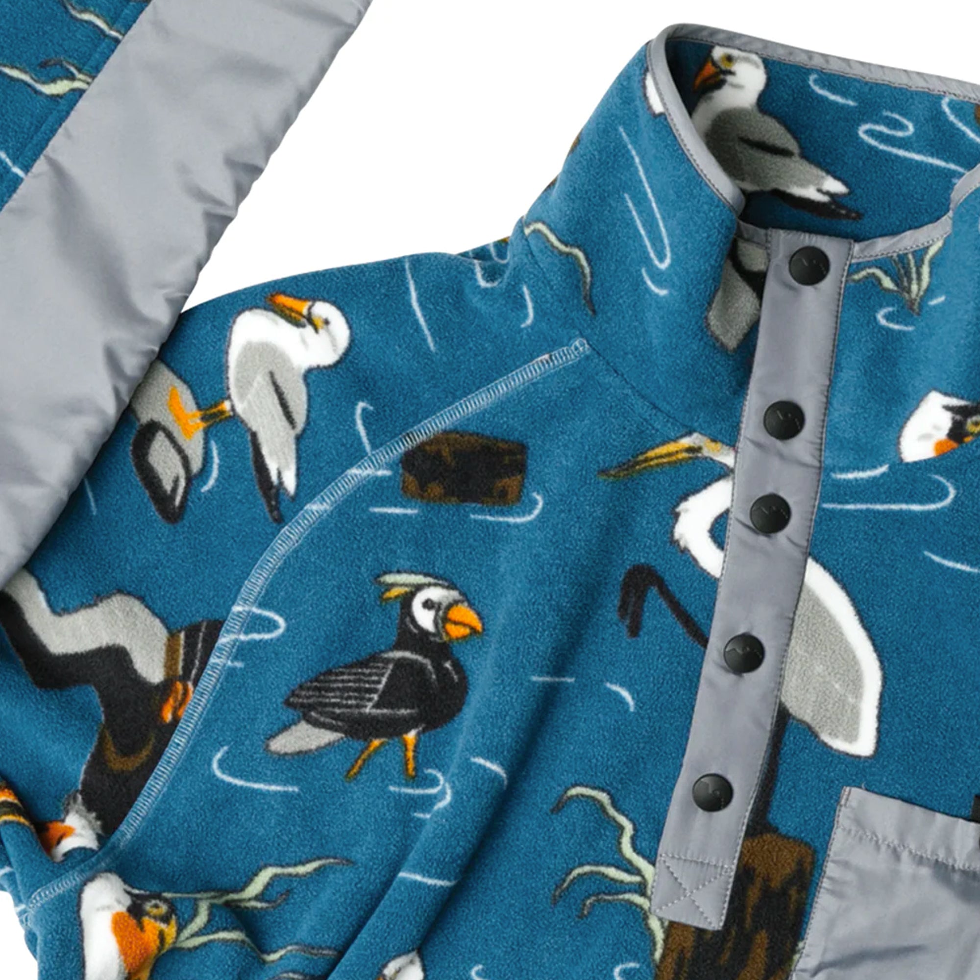 KAVU Teannaway Mock Neck Polar Fleece - Angling Birds