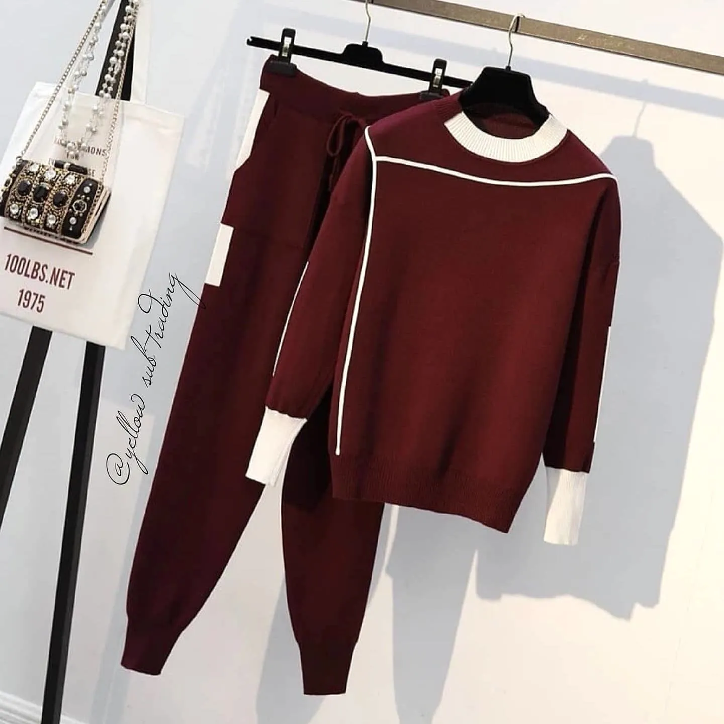 Knitted Tracksuit Set