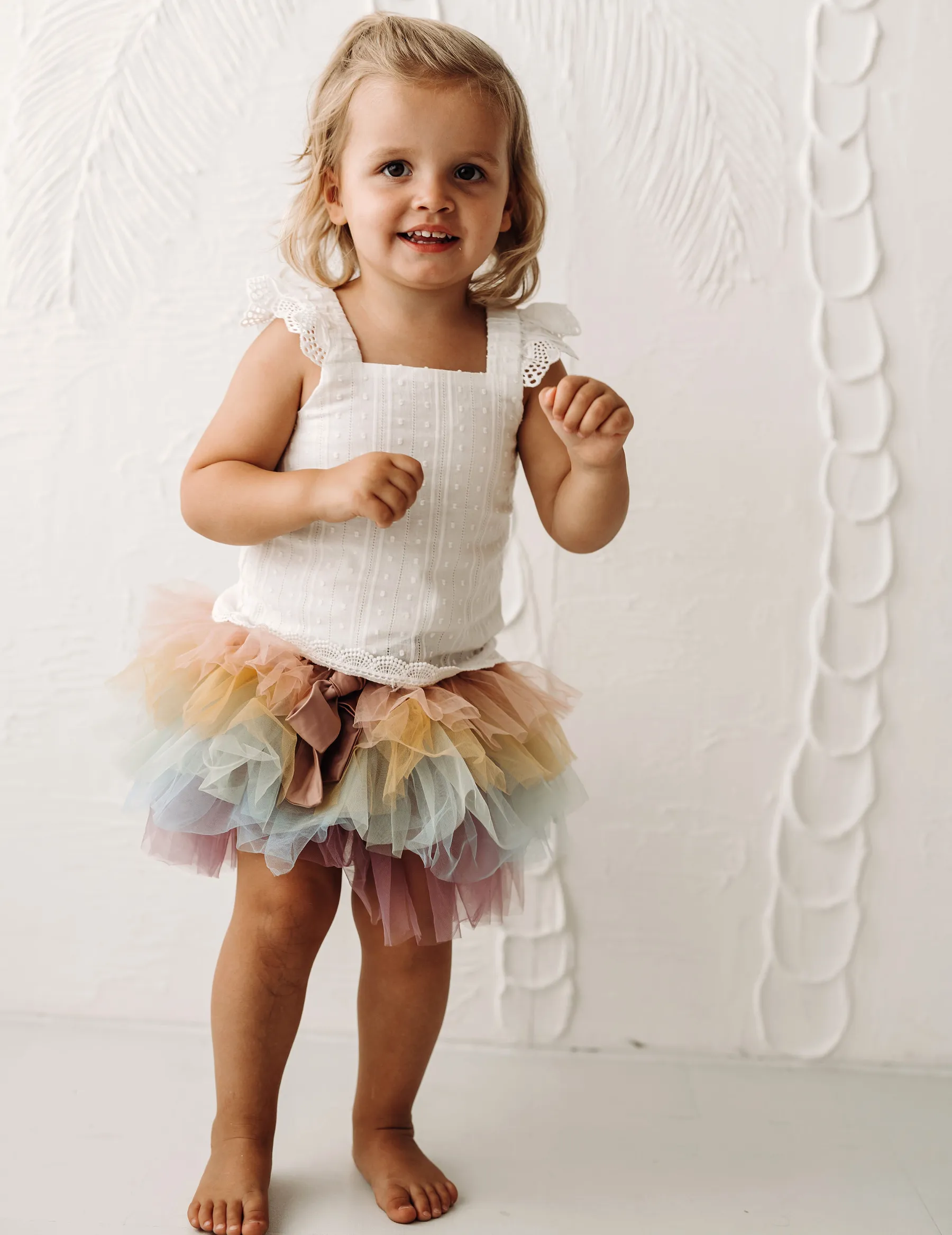 Little Ballerina Tutu Skirt - Rainbow Light