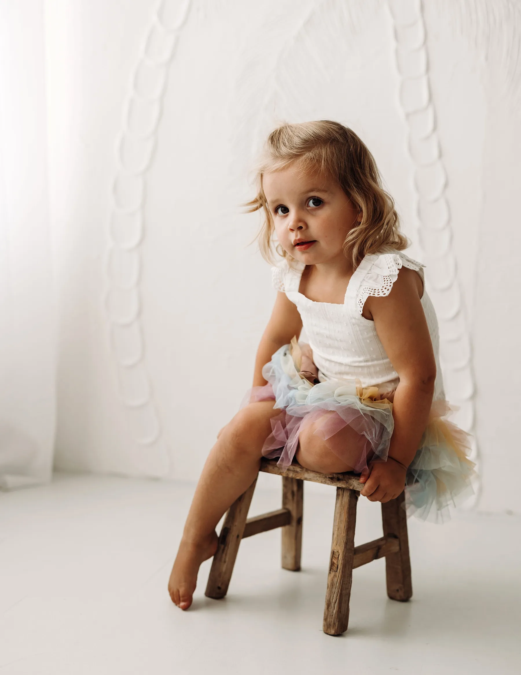 Little Ballerina Tutu Skirt - Rainbow Light