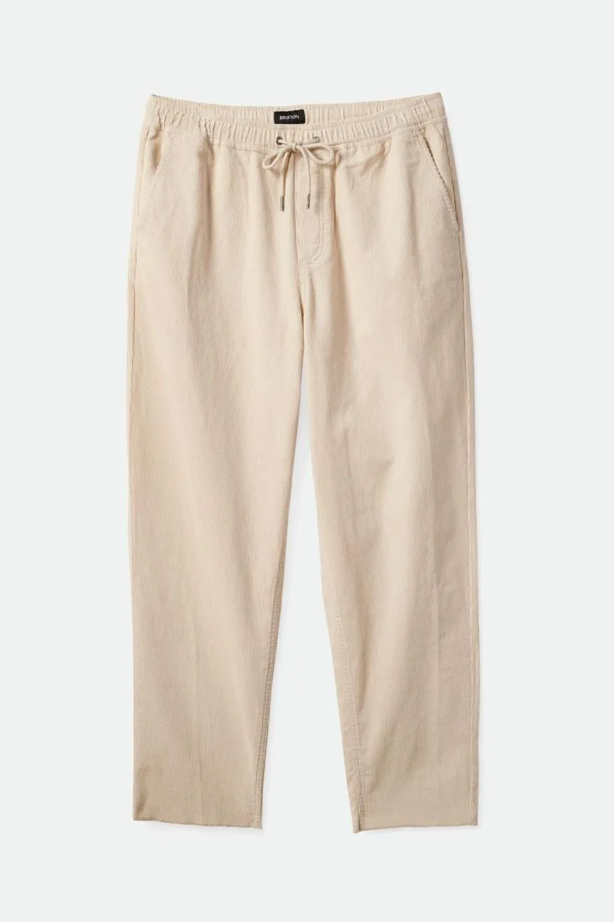 Madrid Corduroy Regular Pant - Whitecap