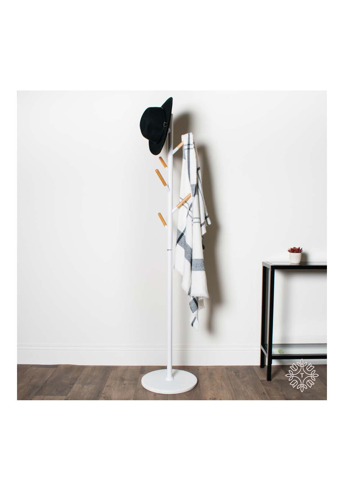 Marble Base Coat and Hat Stand