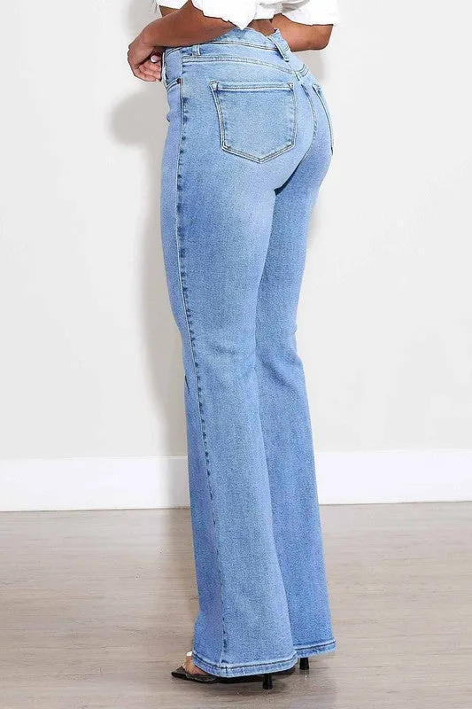 Mid Rise Western Bootcut Jeans