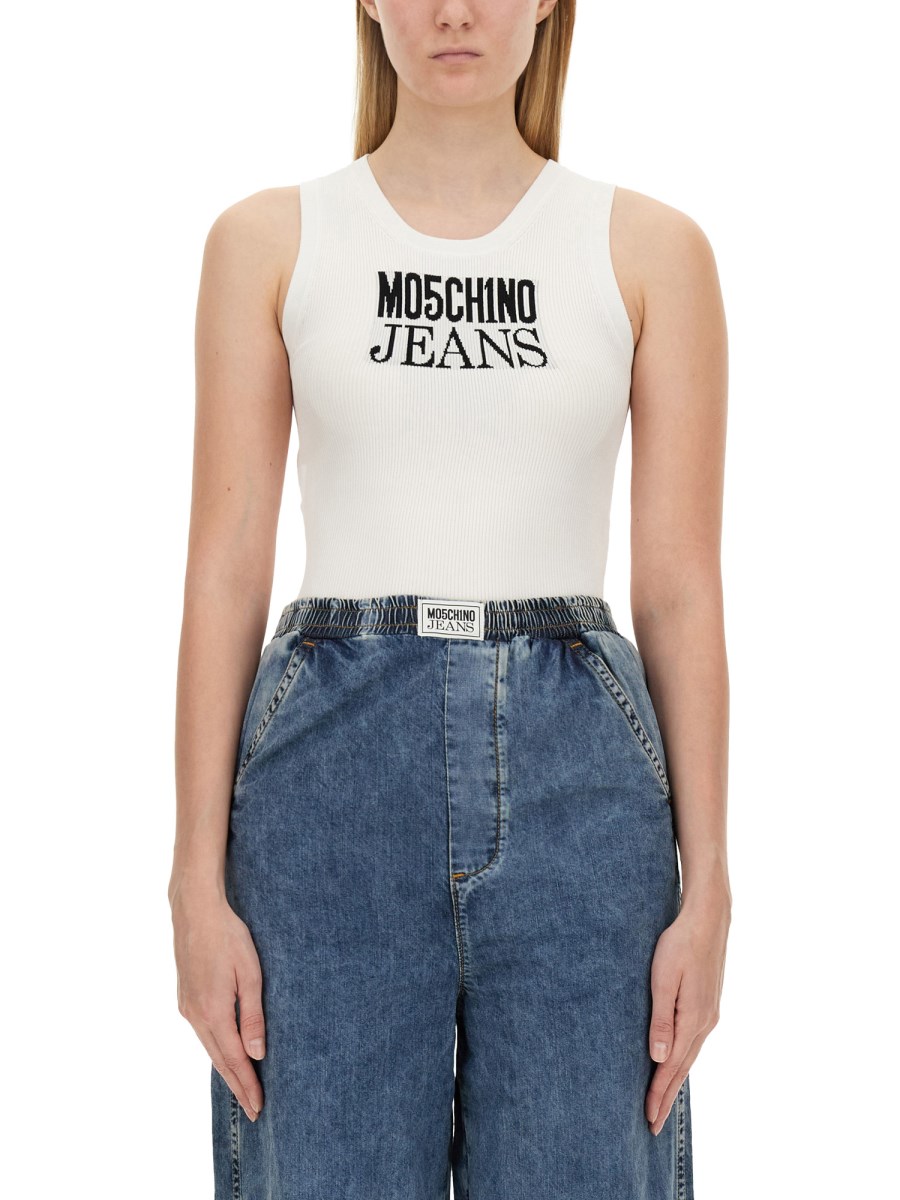 MOSCHINO JEANS    TOPS WITH LOGO