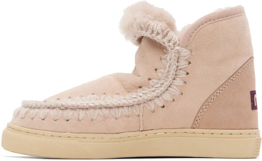 Mou Pink Suede Boots