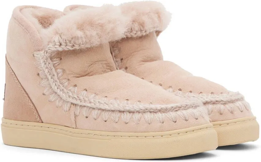 Mou Pink Suede Boots