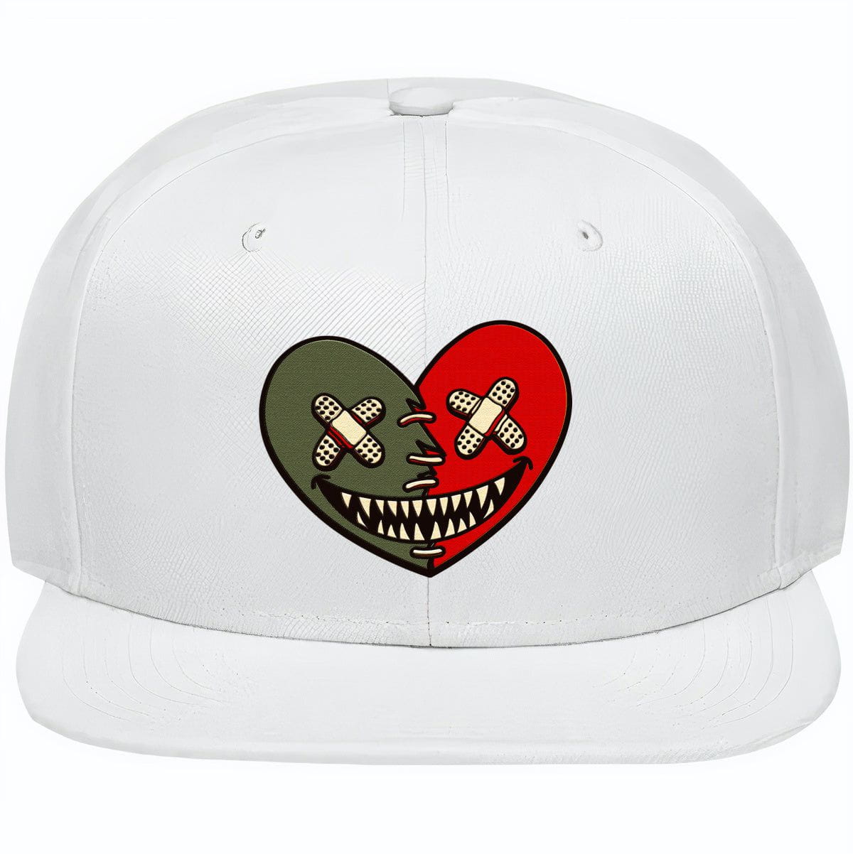 Mystic Red Dunks Snapback Hat to Match - OLIVE HEART BAWS