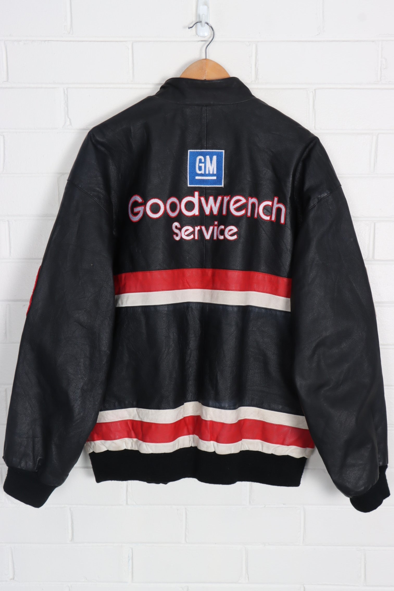 NASCAR Dale Earnhardt #3 Goodwrench Service Leather Racing Jacket (XL-XXL)