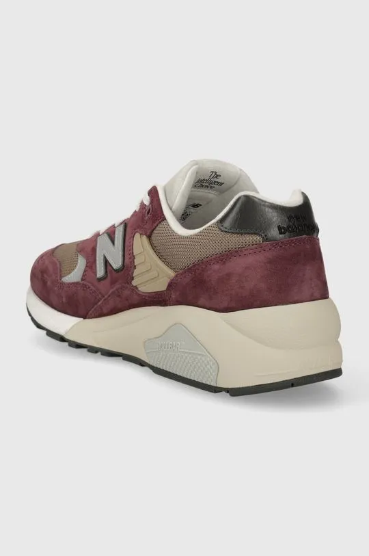 New Balance sneakers 580 maroon color