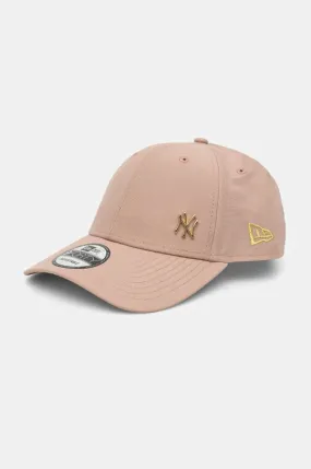 New Era baseball cap FLAWLESS 9FORTY® NEW YORK YANKEES brown color smooth 60565122