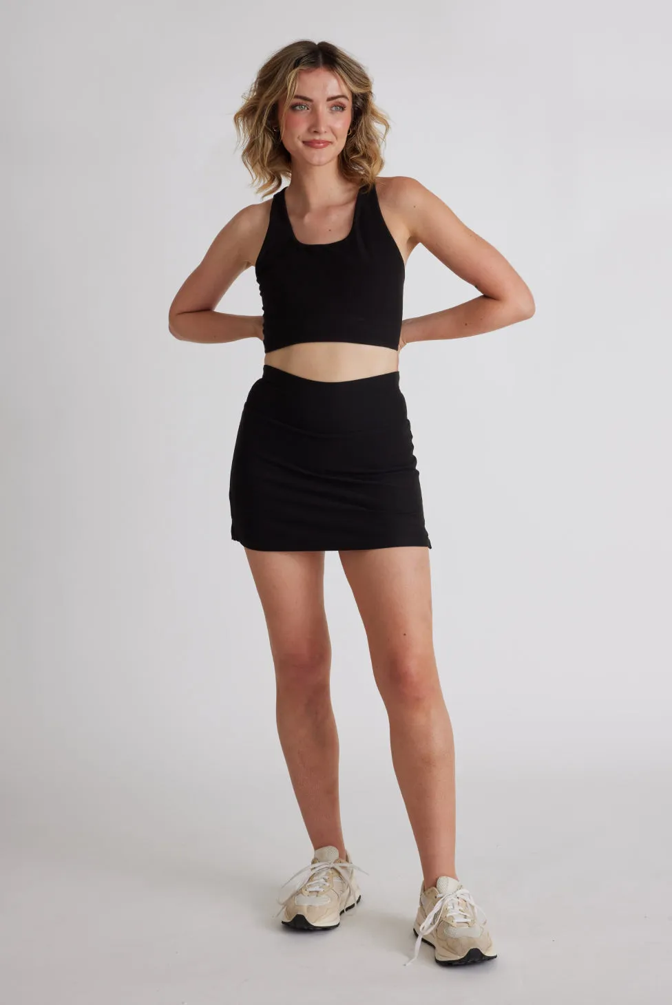 Onyx Tennis Skirt