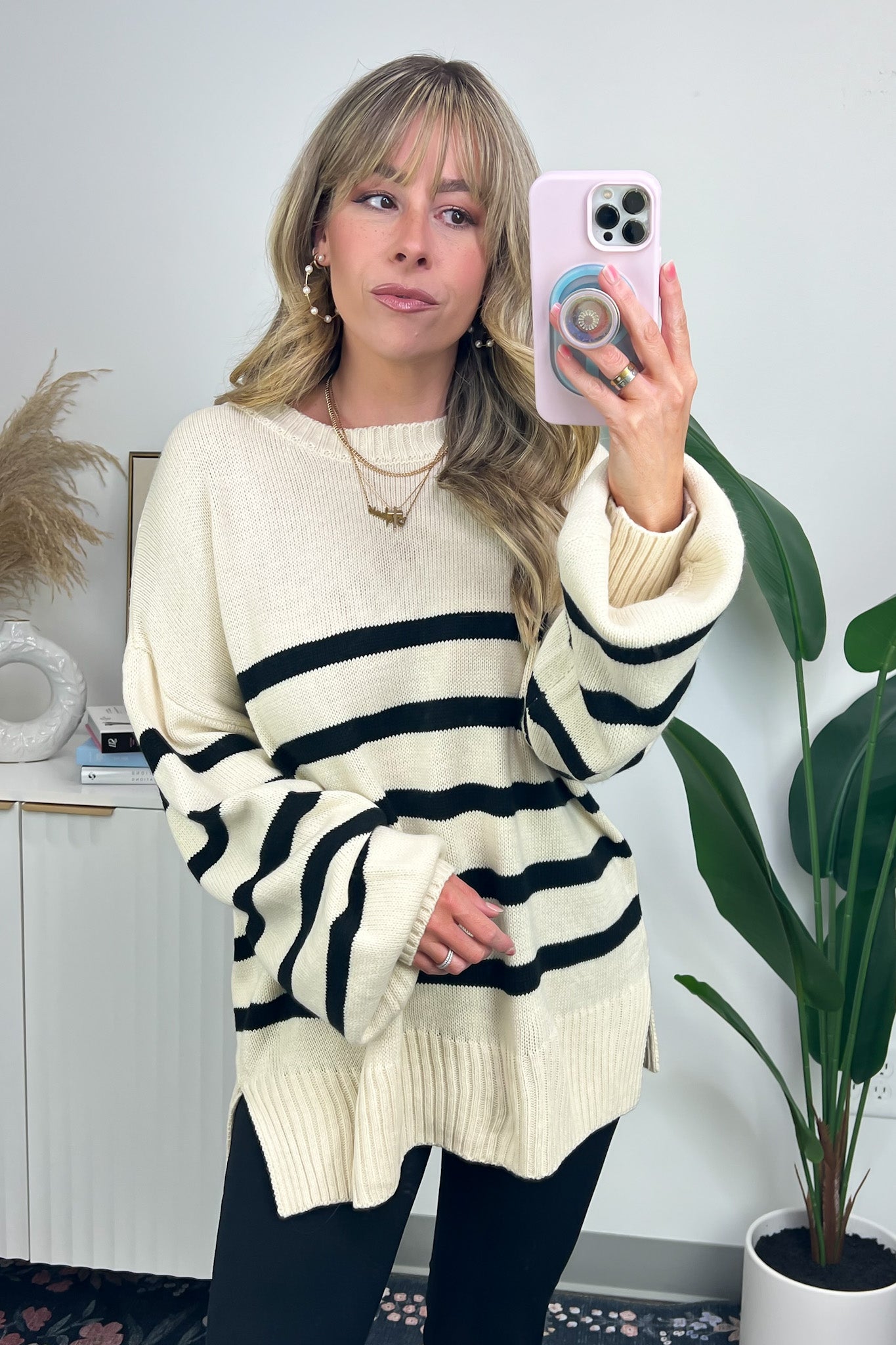 Pamina Striped Knit Sweater - FINAL SALE