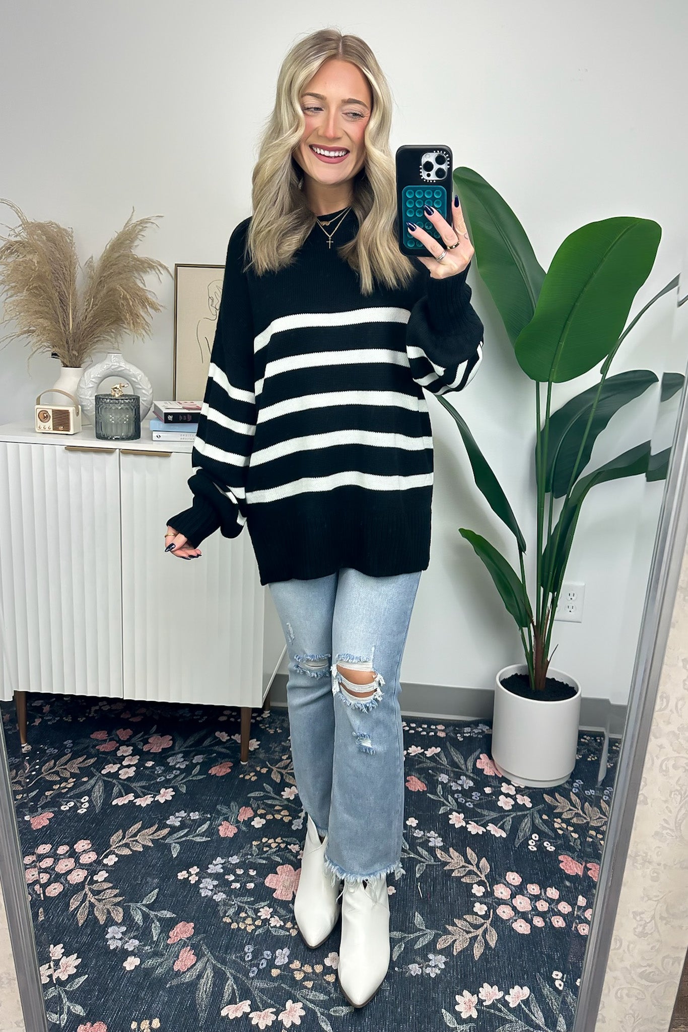 Pamina Striped Knit Sweater - FINAL SALE