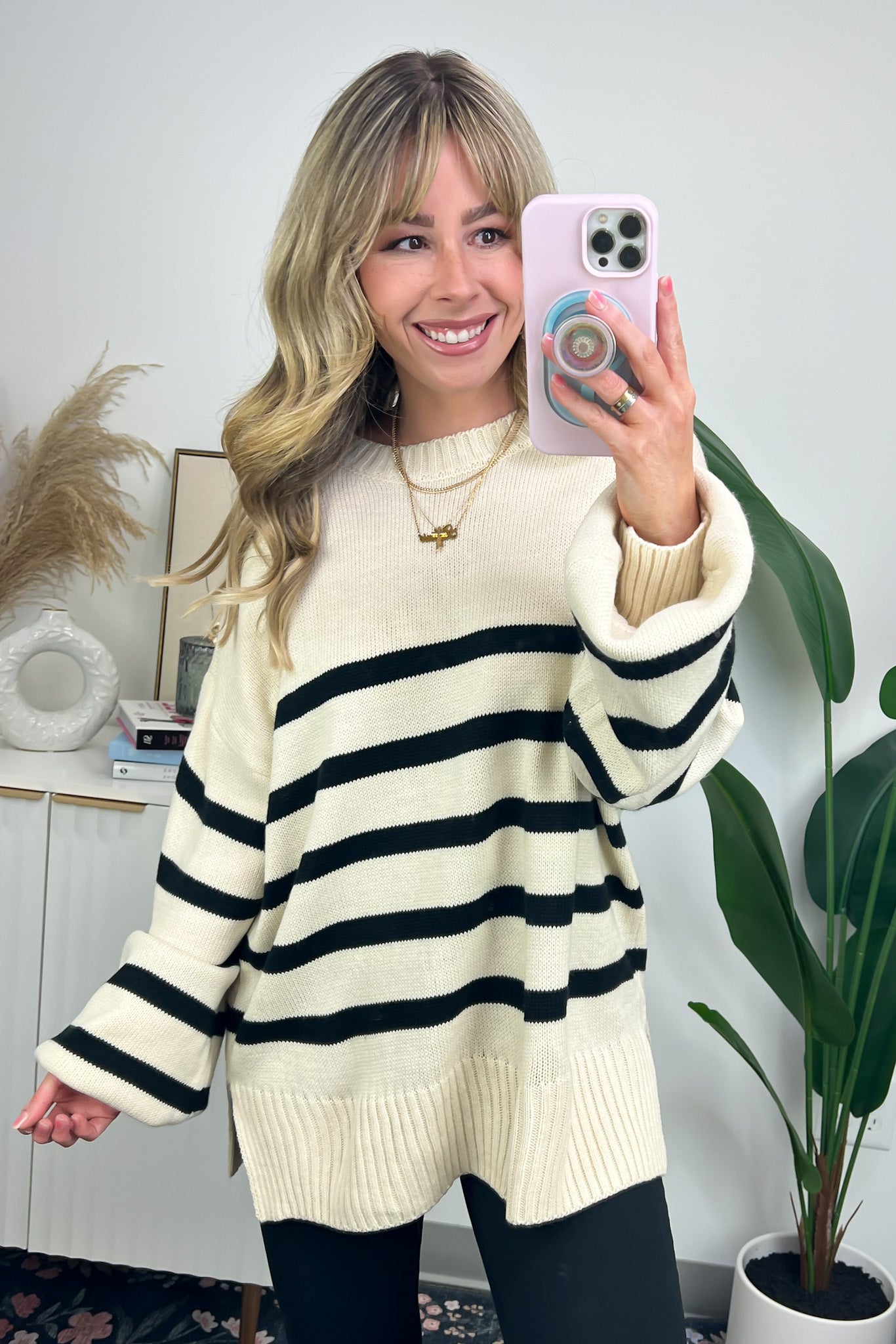 Pamina Striped Knit Sweater - FINAL SALE