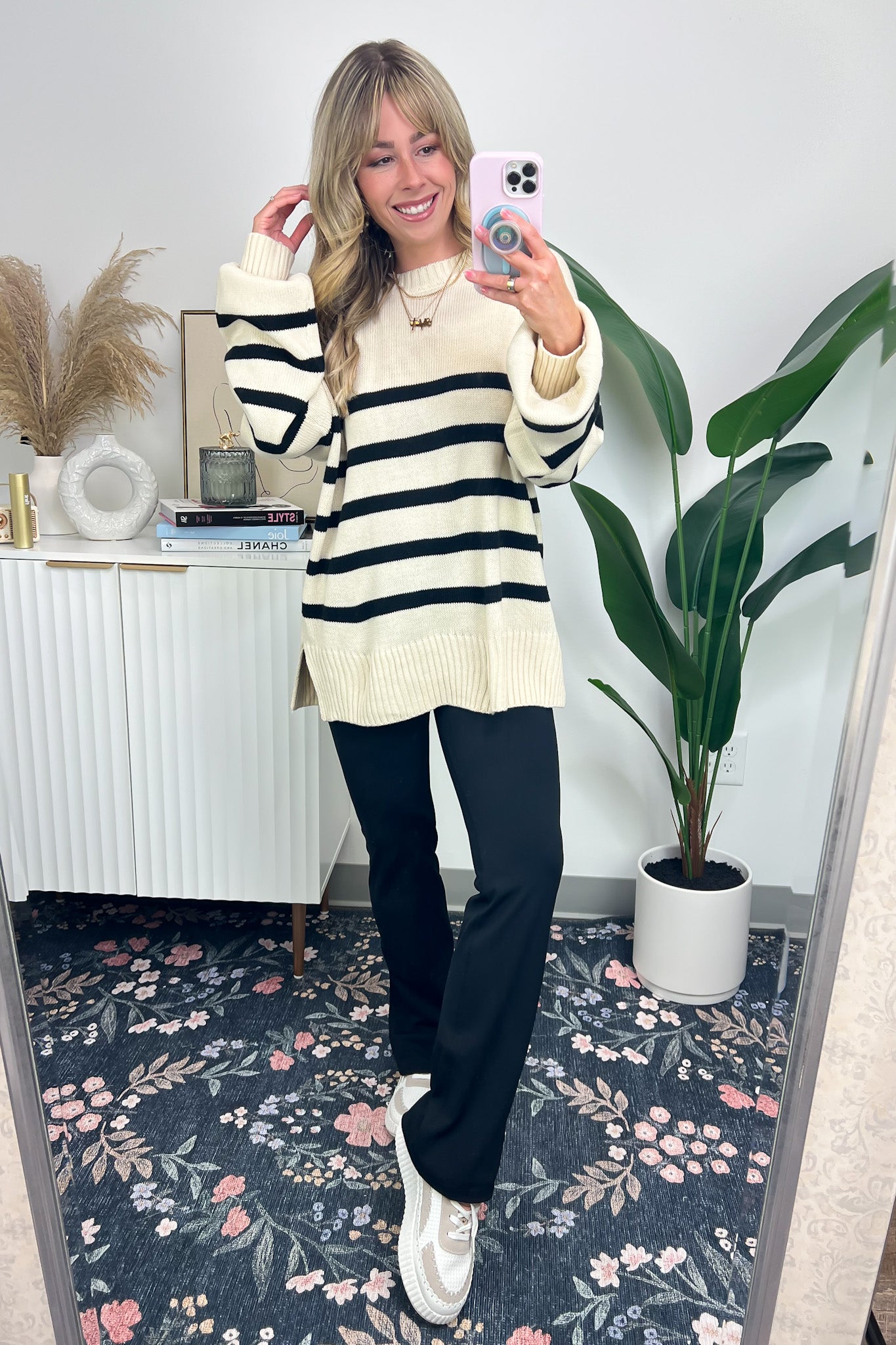 Pamina Striped Knit Sweater - FINAL SALE