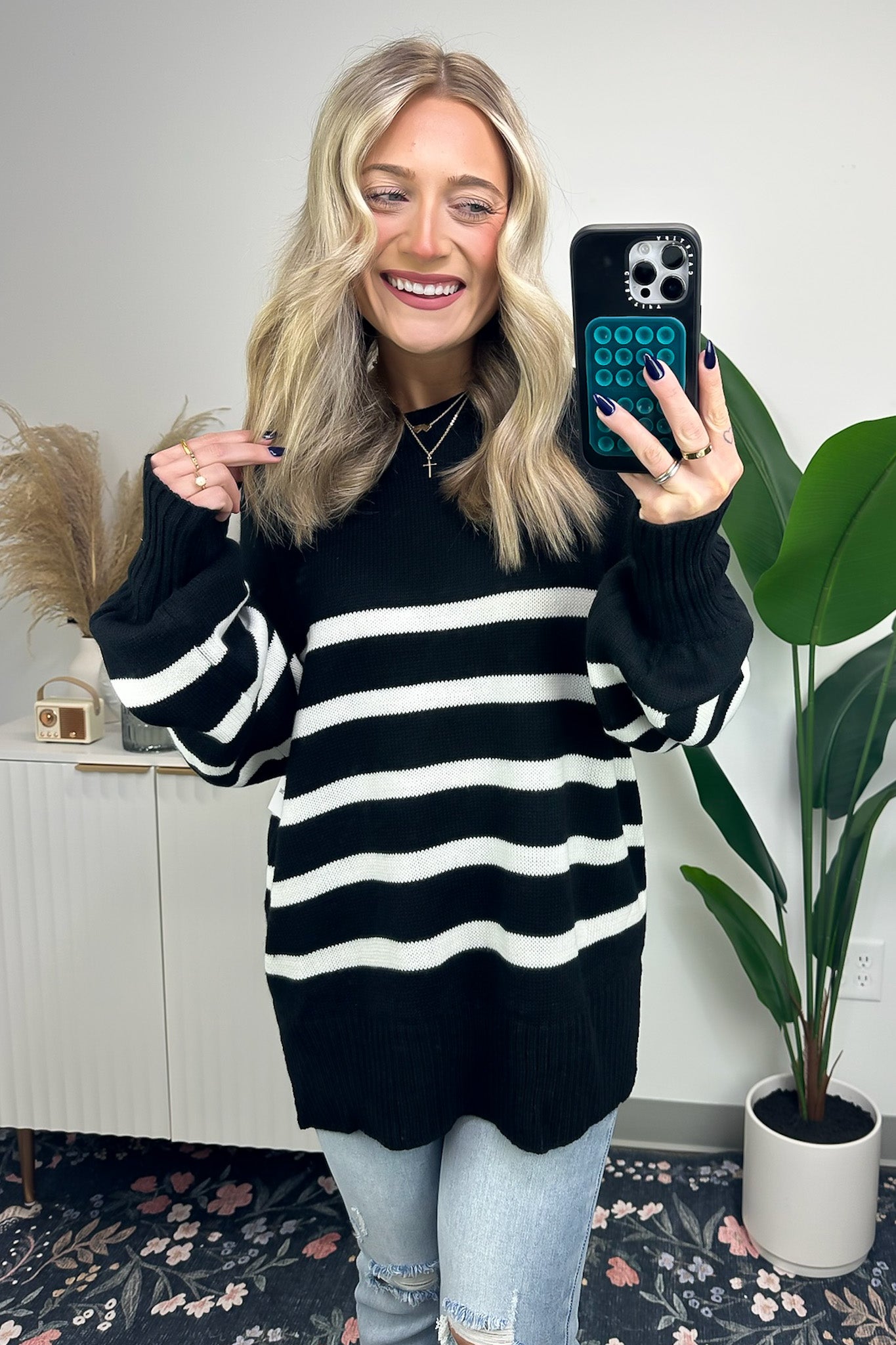 Pamina Striped Knit Sweater - FINAL SALE