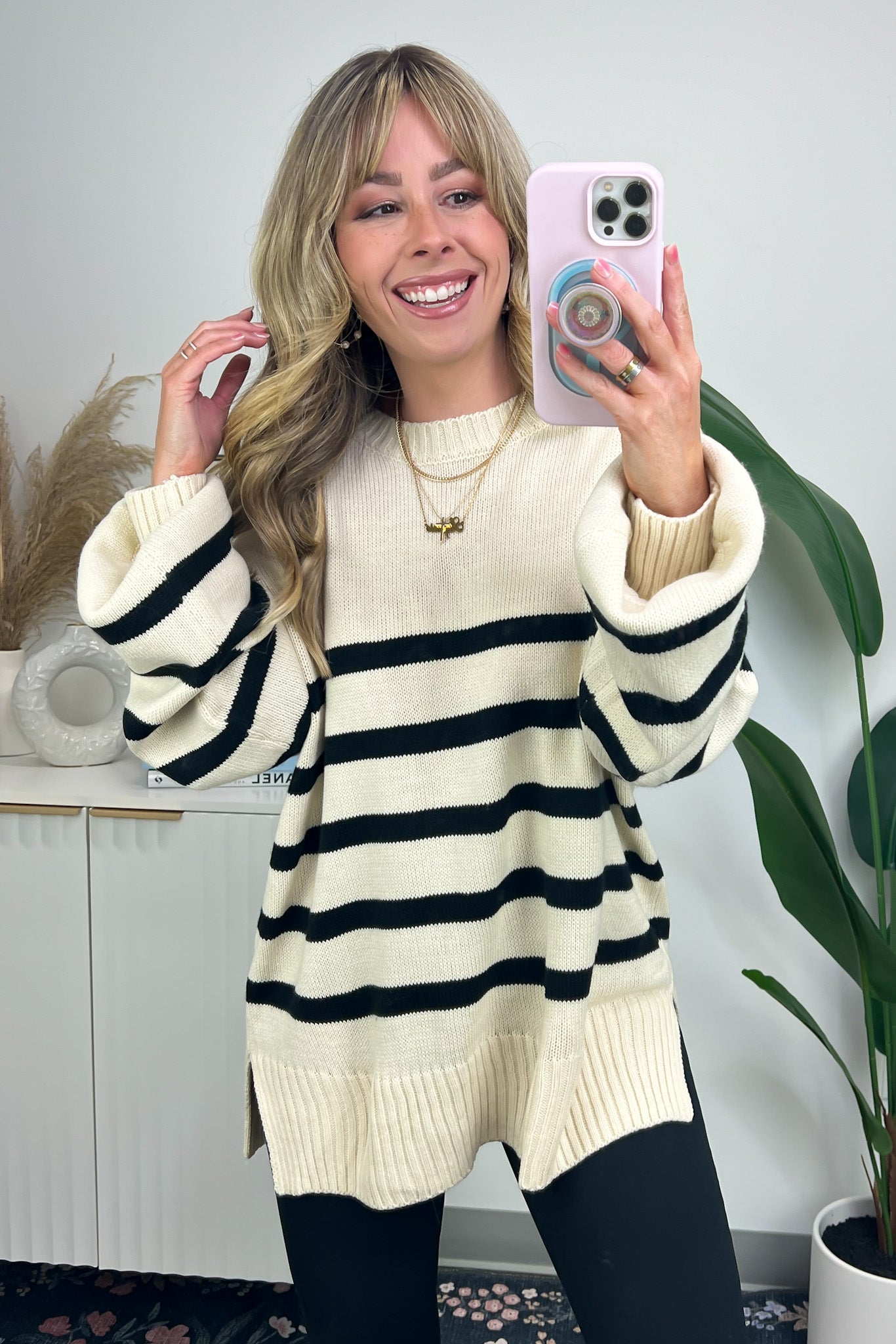 Pamina Striped Knit Sweater - FINAL SALE