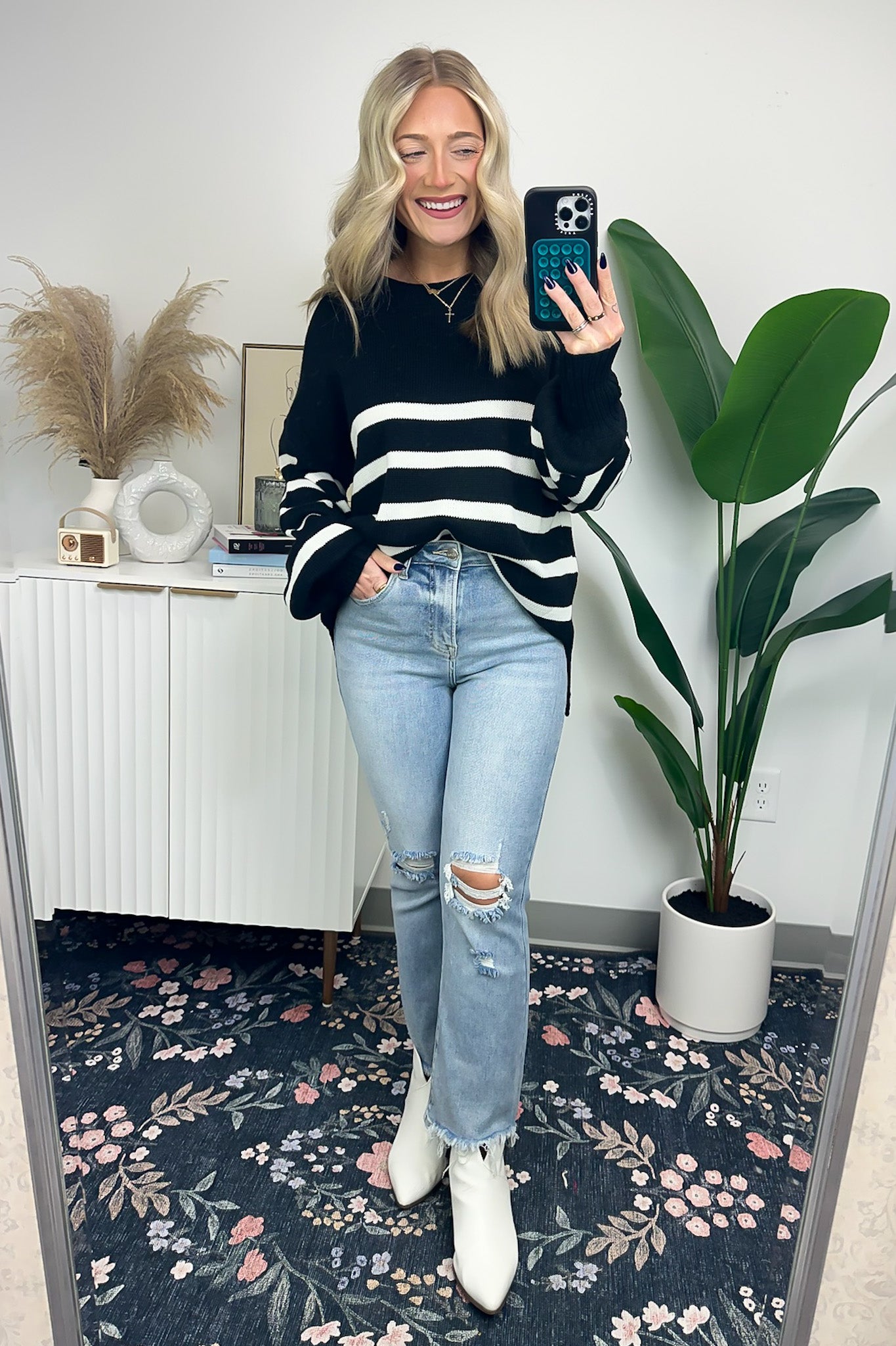 Pamina Striped Knit Sweater - FINAL SALE