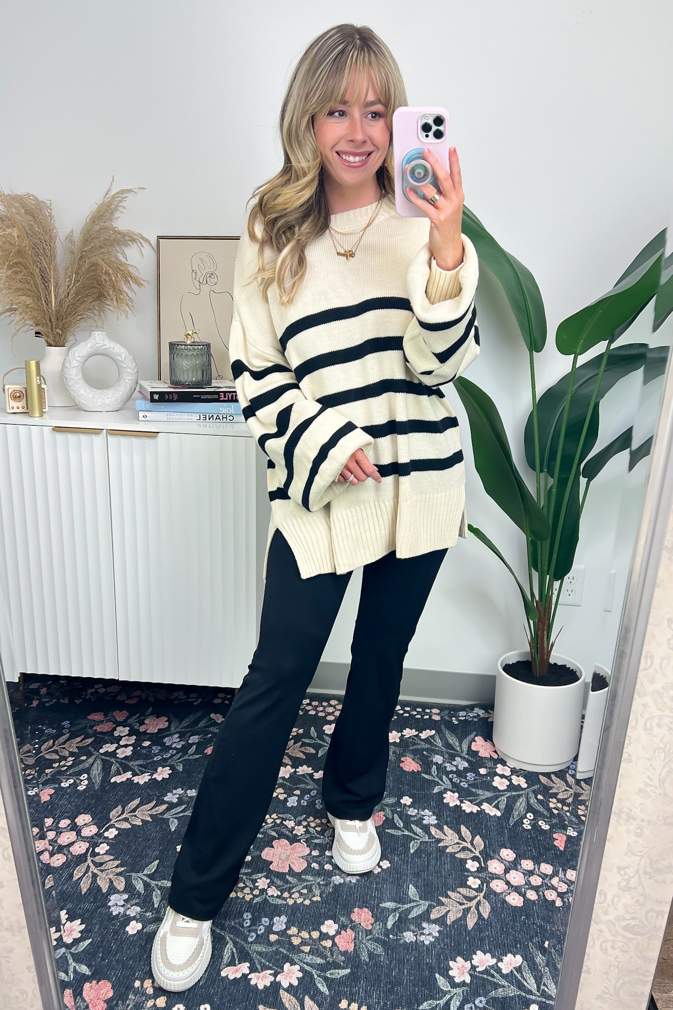 Pamina Striped Knit Sweater - FINAL SALE