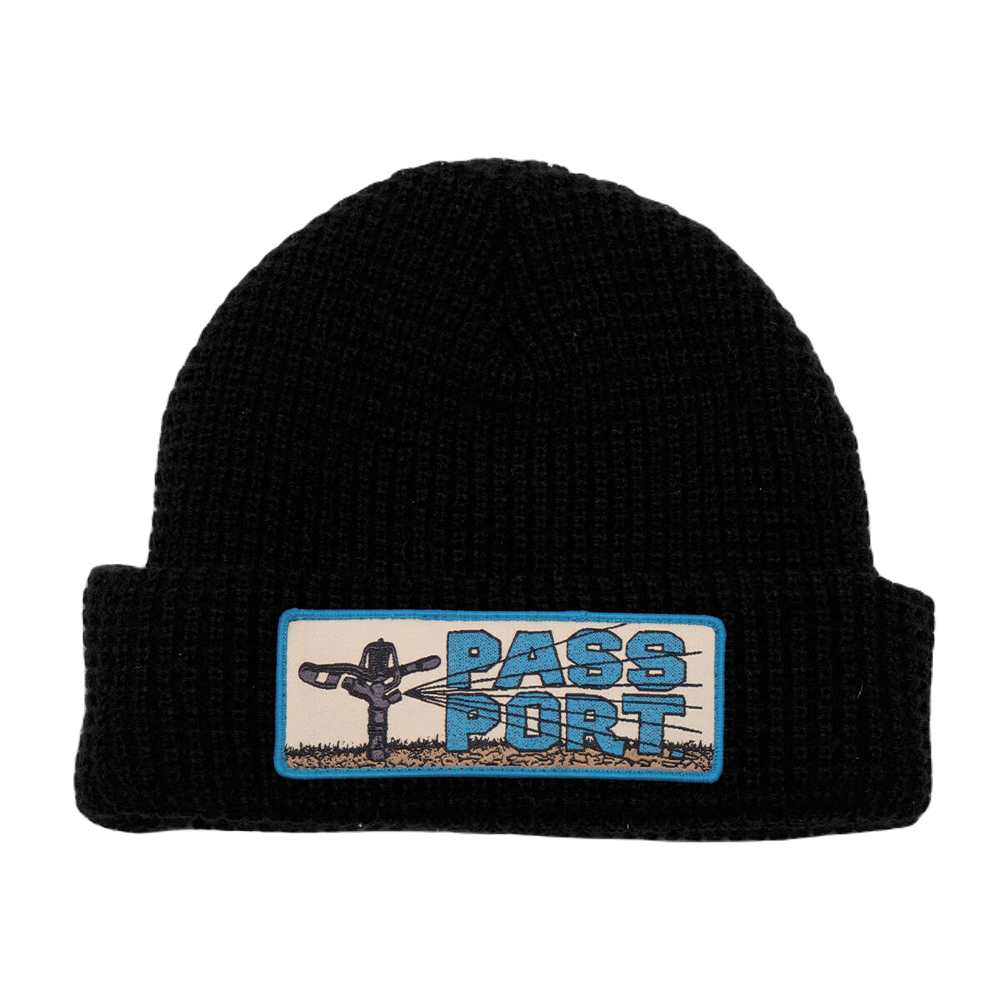 Pass Port Water Restrictions Beanie Black