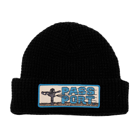 Pass Port Water Restrictions Beanie Black