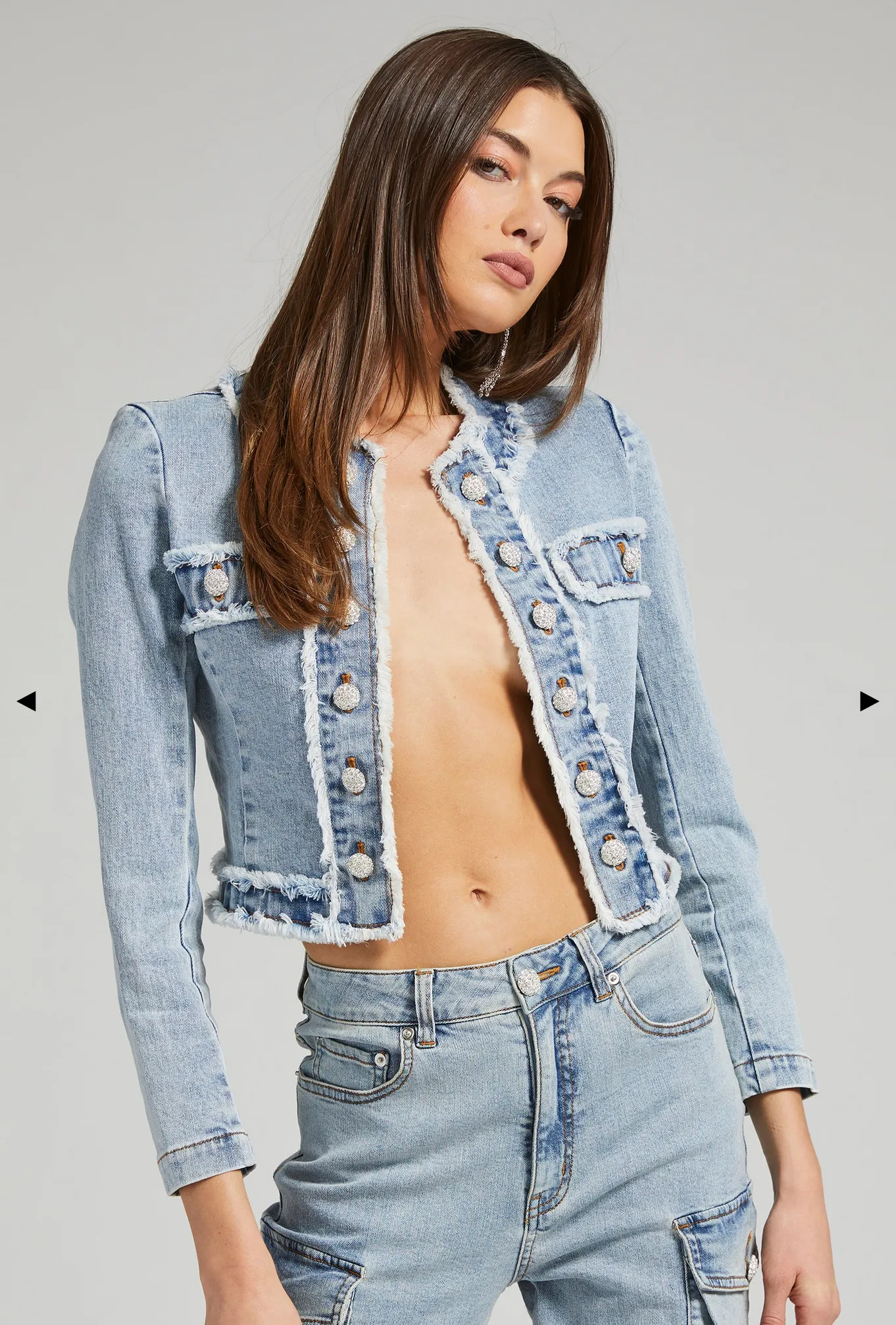 PF23307lb Generation Love Anita Denim Jacket