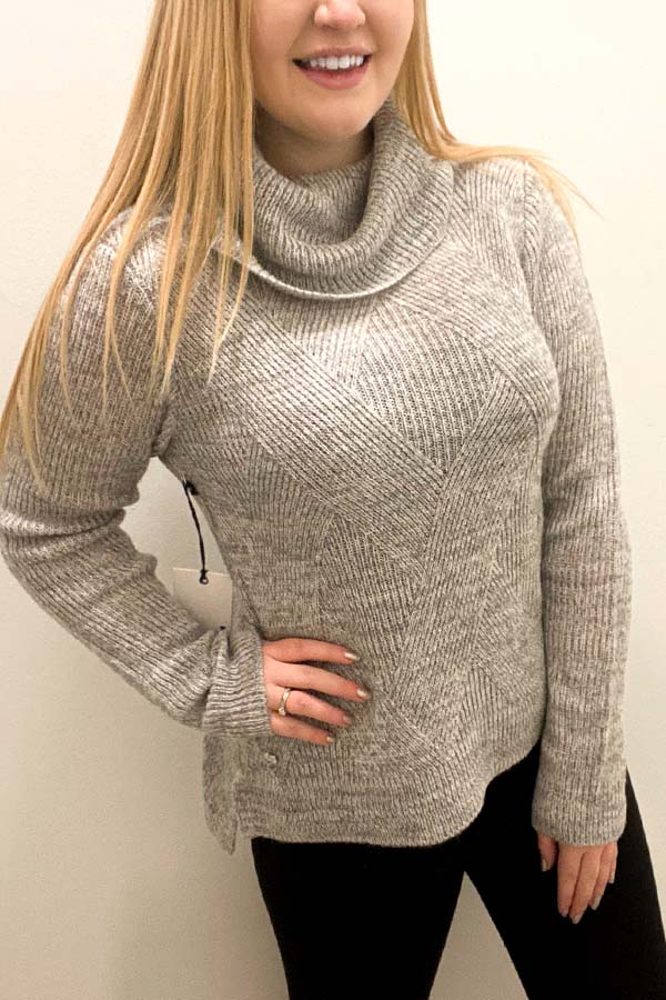 Point Zero Knit Cowl Neck Sweater