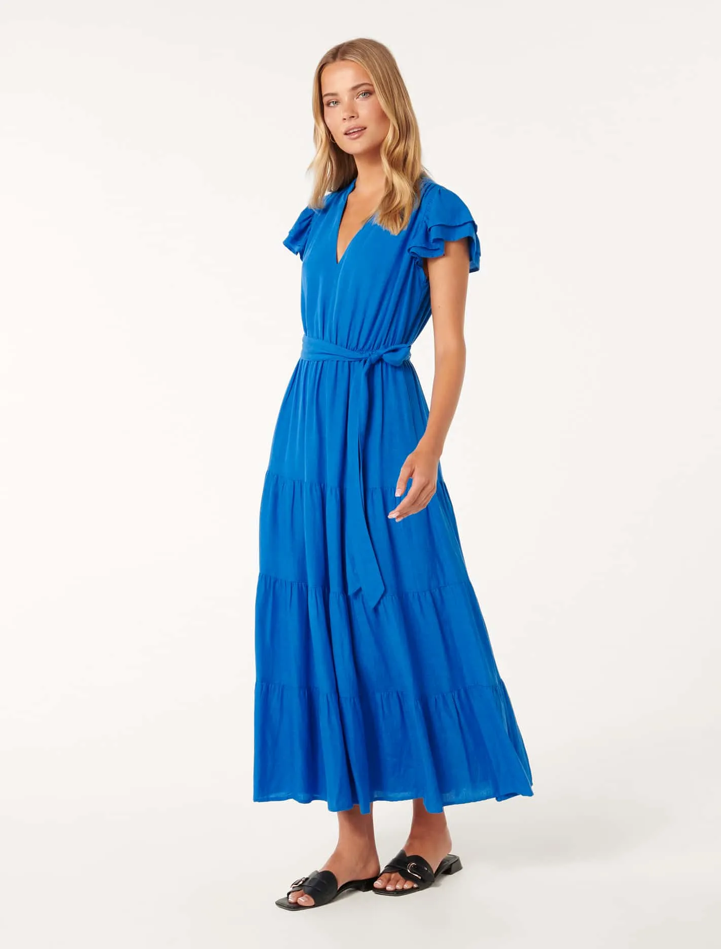 Ramona Tiered Shirt Midi Dress