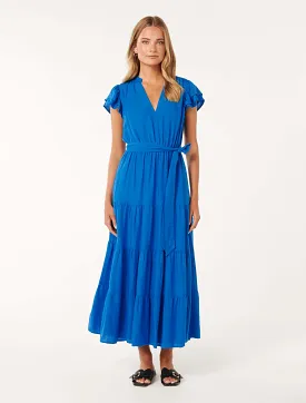 Ramona Tiered Shirt Midi Dress