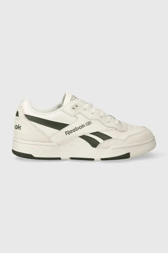 Reebok leather sneakers BB 4000 II beige color