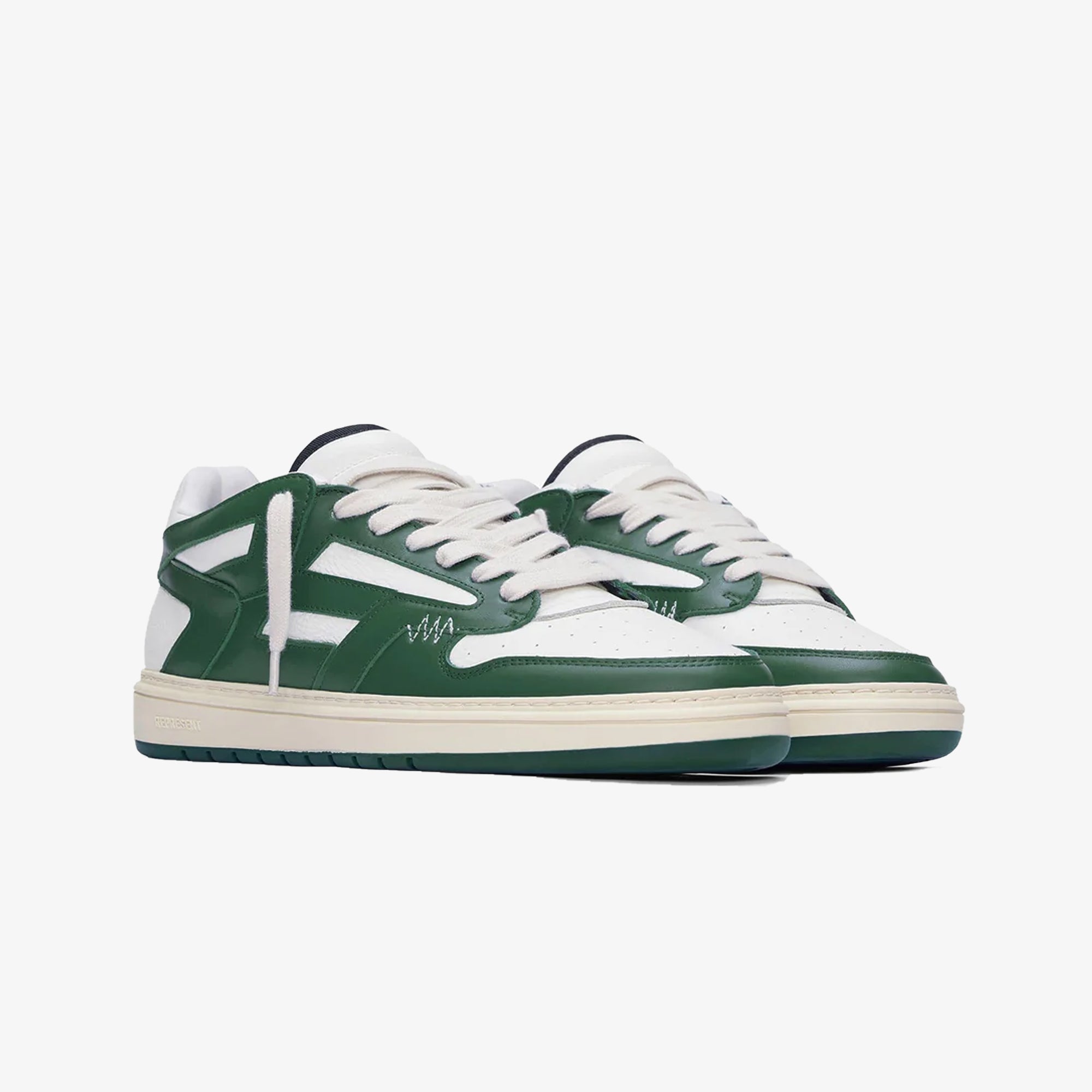 REPTOR LOW 'RACING GREEN FLAT WHITE'