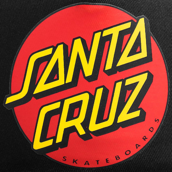 Santa Cruz Classic Dot Trucker Hat - Black