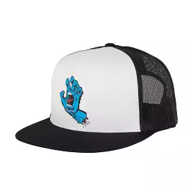 Santa Cruz Screaming Hand Trucker Hat - White/Black