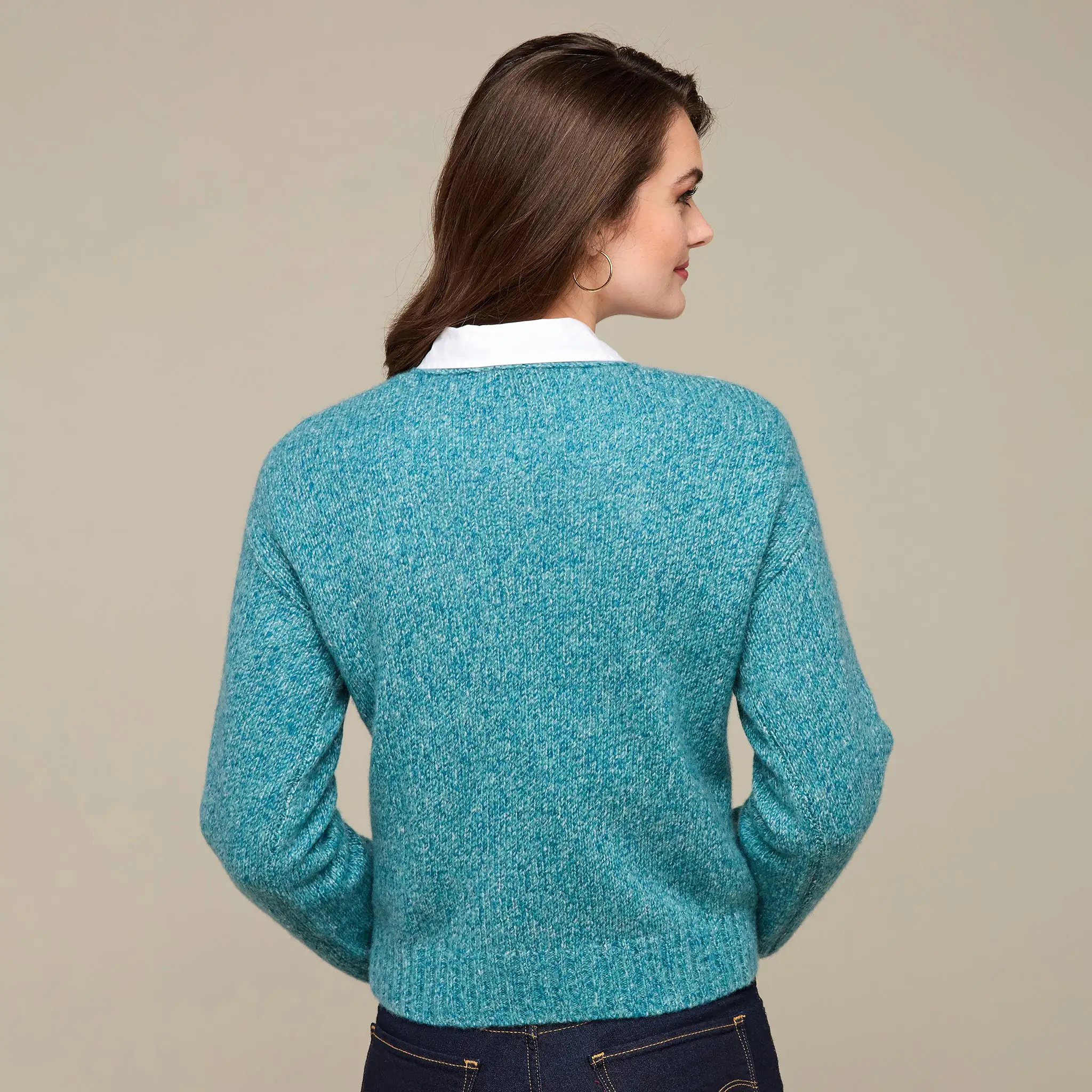 Scout Pullover Sweater :: Peacock Blue