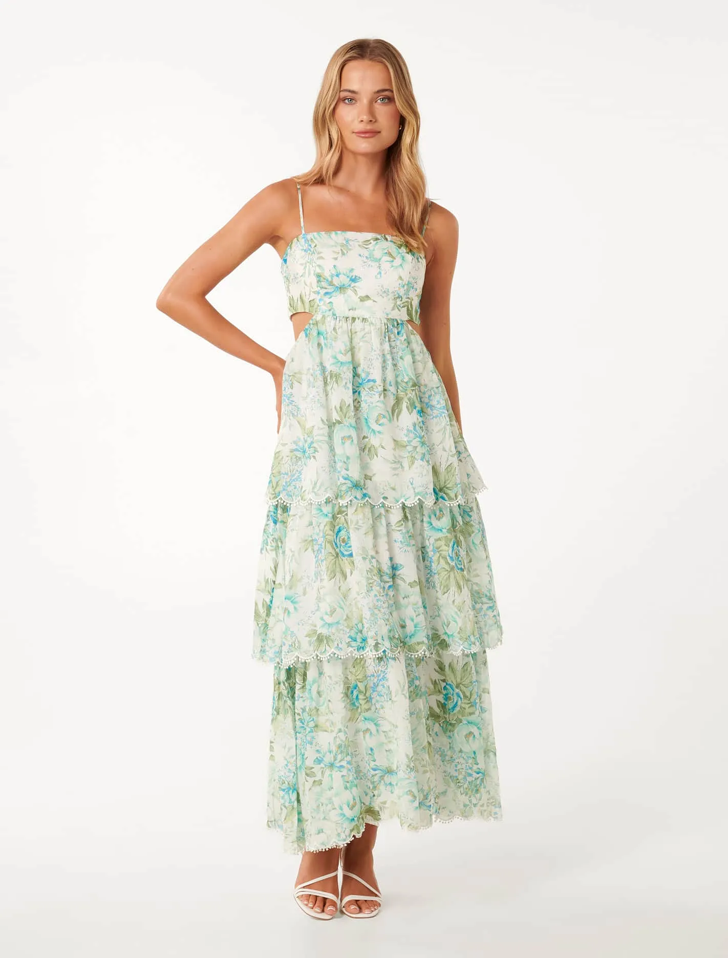 Shauna Tiered Midi Dress