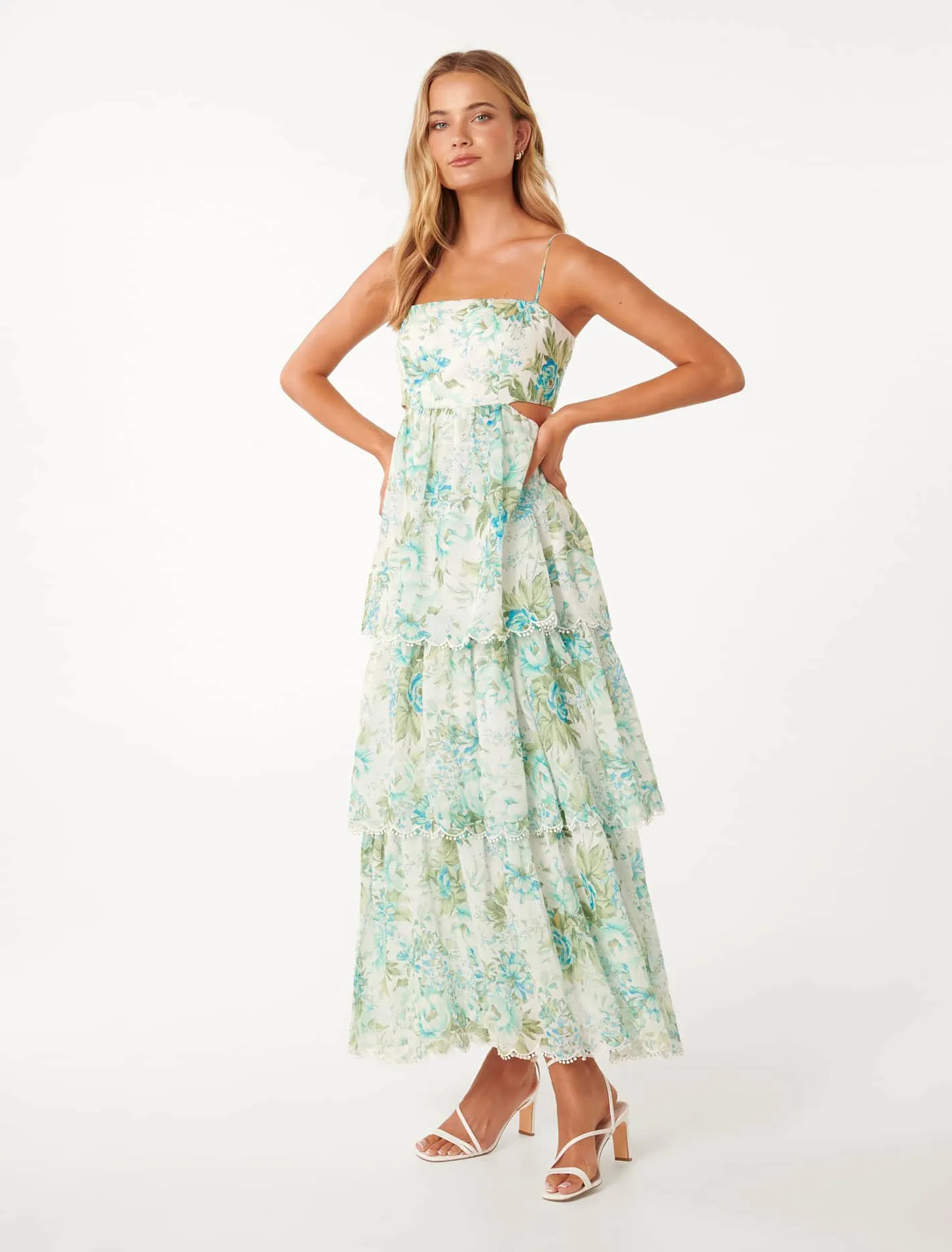 Shauna Tiered Midi Dress