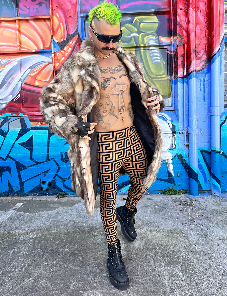 SHERIFF FAUX FUR JACKET  MADE 4 U 