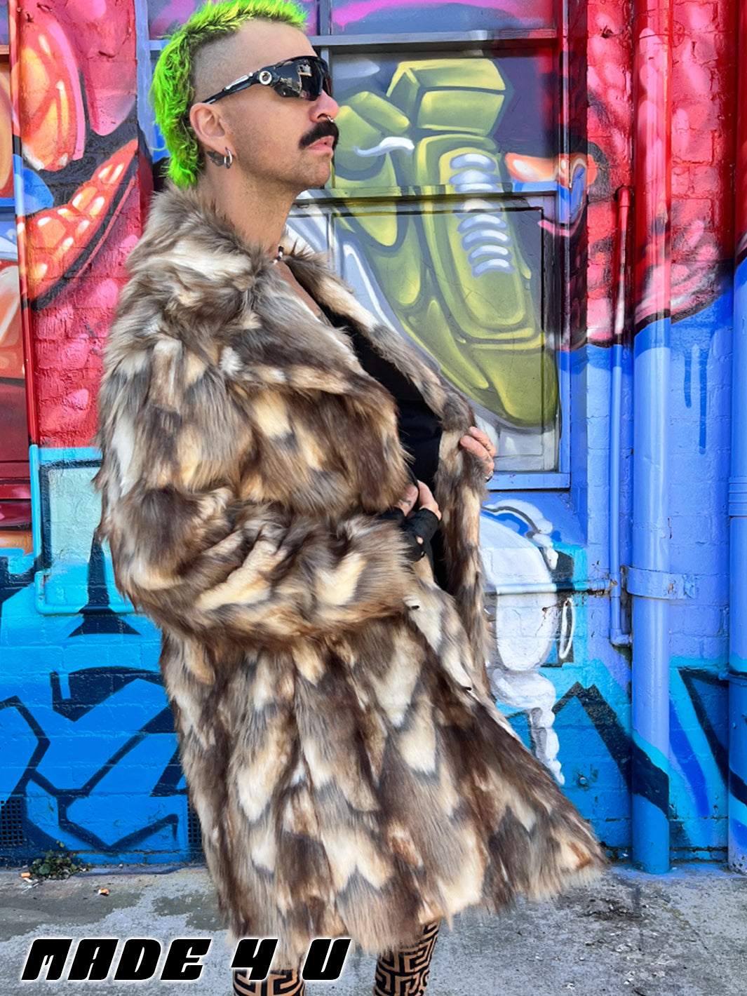 SHERIFF FAUX FUR JACKET  MADE 4 U 