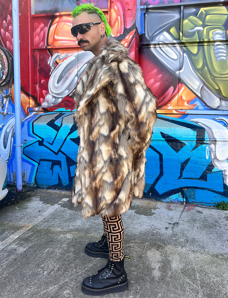 SHERIFF FAUX FUR JACKET  MADE 4 U 