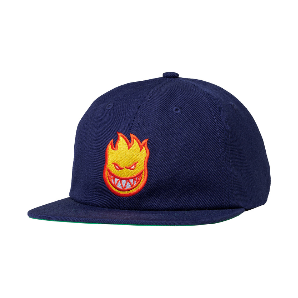 Spitfire Lil Bighead Fill Strapback Hat - Navy/Red/Yellow