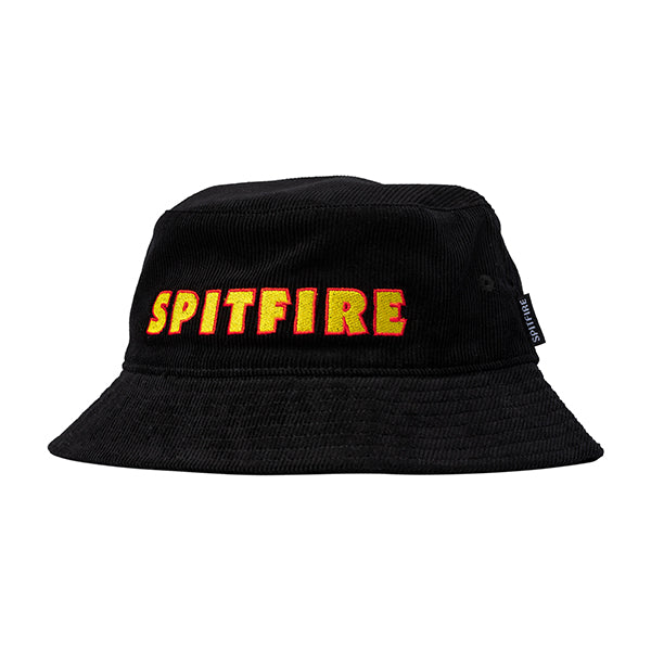 SPITFIRE LTB SCRIPT BUCKET HAT BLACK