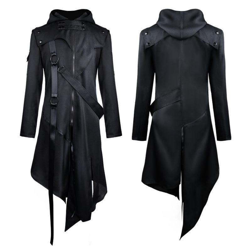 Steampunk Trench Coat Gothic Jacket Vintage Medieval Renaissance Plague Doctor