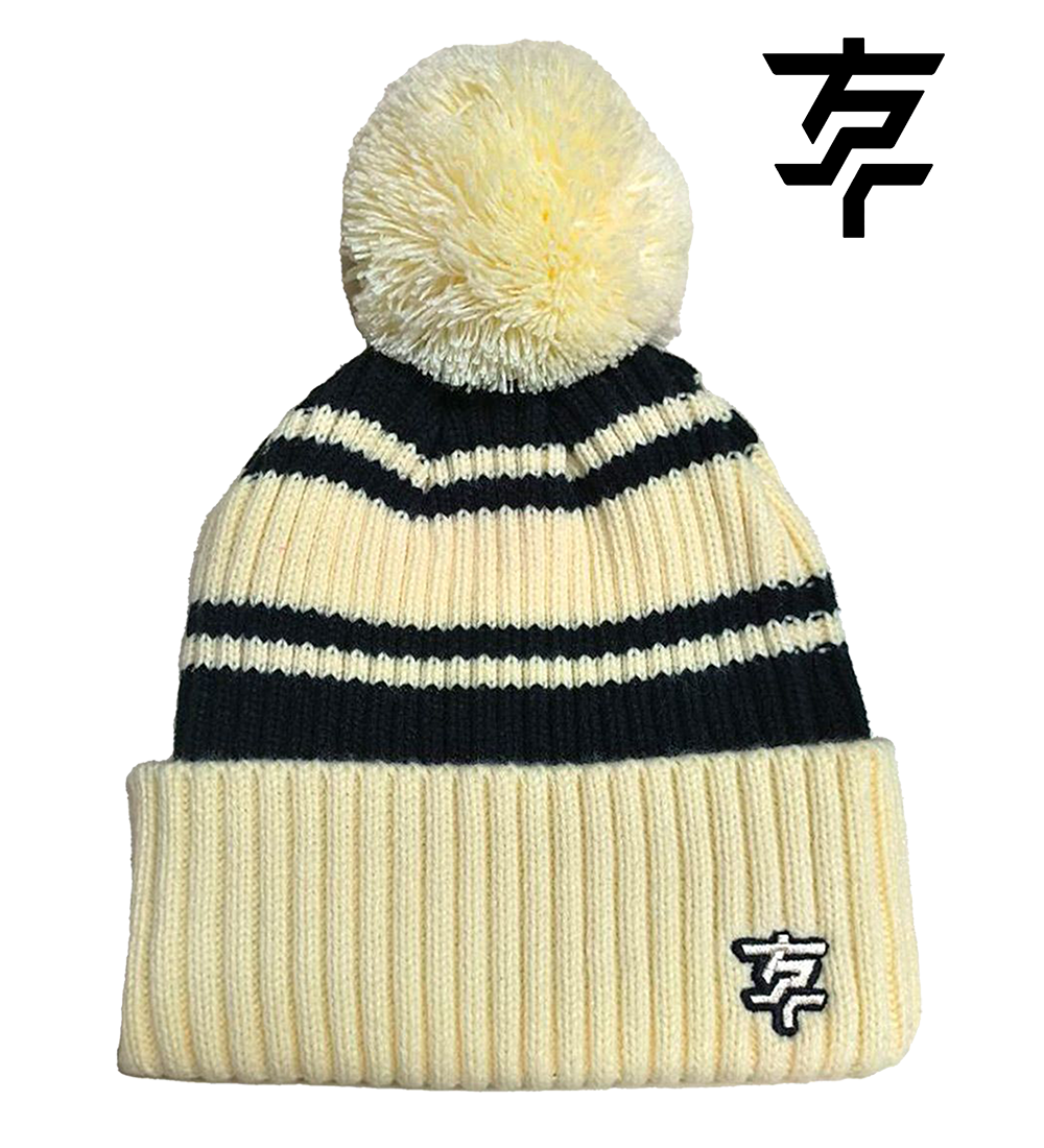 The Finger Pompom Beanie