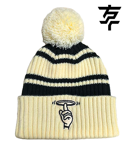 The Finger Pompom Beanie